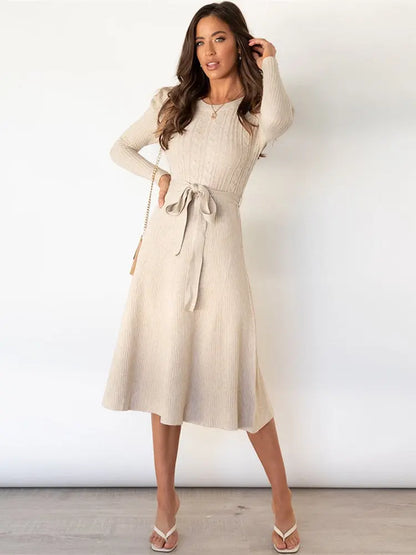 Knitted Midi Dress for Women – Cozy & Chic Style 5