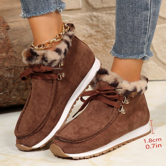 Lace-Up Winter Boots for Women – Stylish & Warm for Cold Weather
