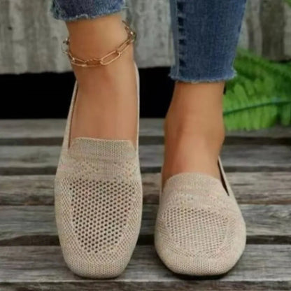 Lightweight Slip-On Sneakers for Women – Stylish & Comfortable White Footwear