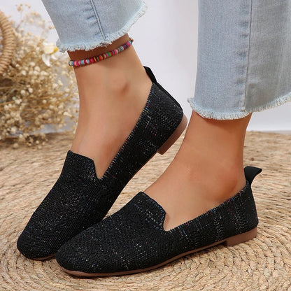 Lightweight Slip-On Sneakers for Women – Stylish & Comfortable White Footwear