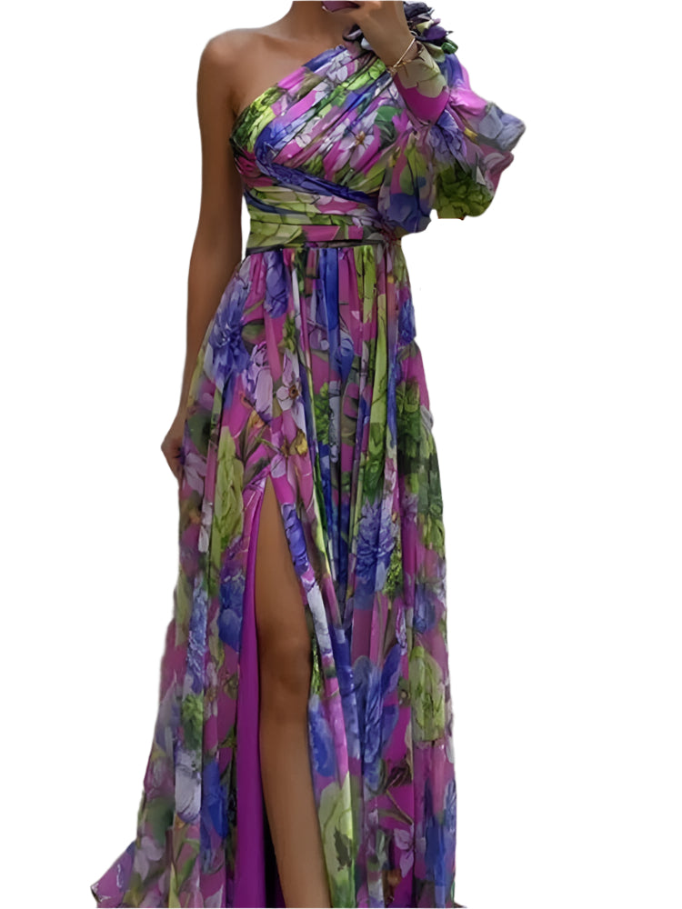 Lilac – Robe Longue Femme – Élégante Maxi à Fente pour l'Été 0