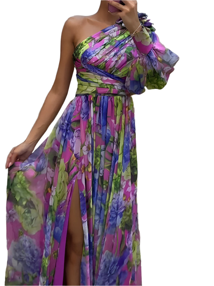 Lilac – Robe Longue Femme – Élégante Maxi à Fente pour l'Été 1