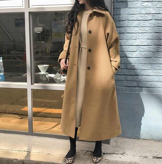 Long Belted Trench Coat for Women – Elegant & Versatile Winter Outerwear 0