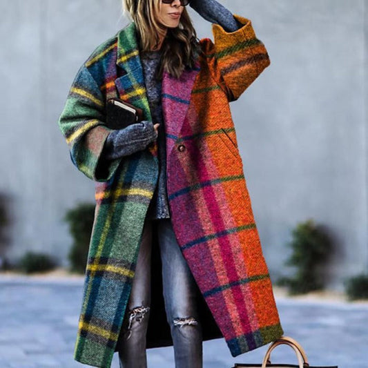 Long Trench Coat for Women – Stylish & Warm Autumn Coverage 0