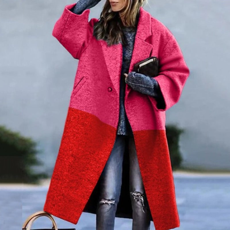 Long Trench Coat for Women – Stylish & Warm Autumn Coverage 1
