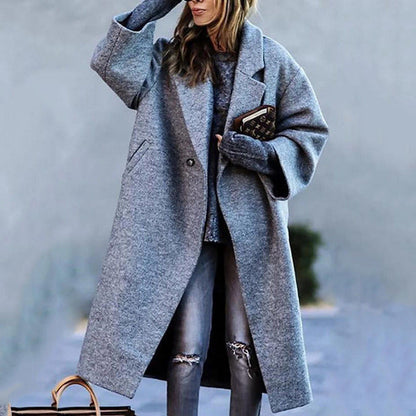 Long Trench Coat for Women – Stylish & Warm Autumn Coverage 2
