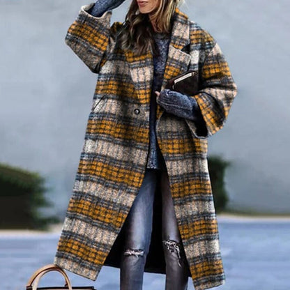 Long Trench Coat for Women – Stylish & Warm Autumn Coverage 3