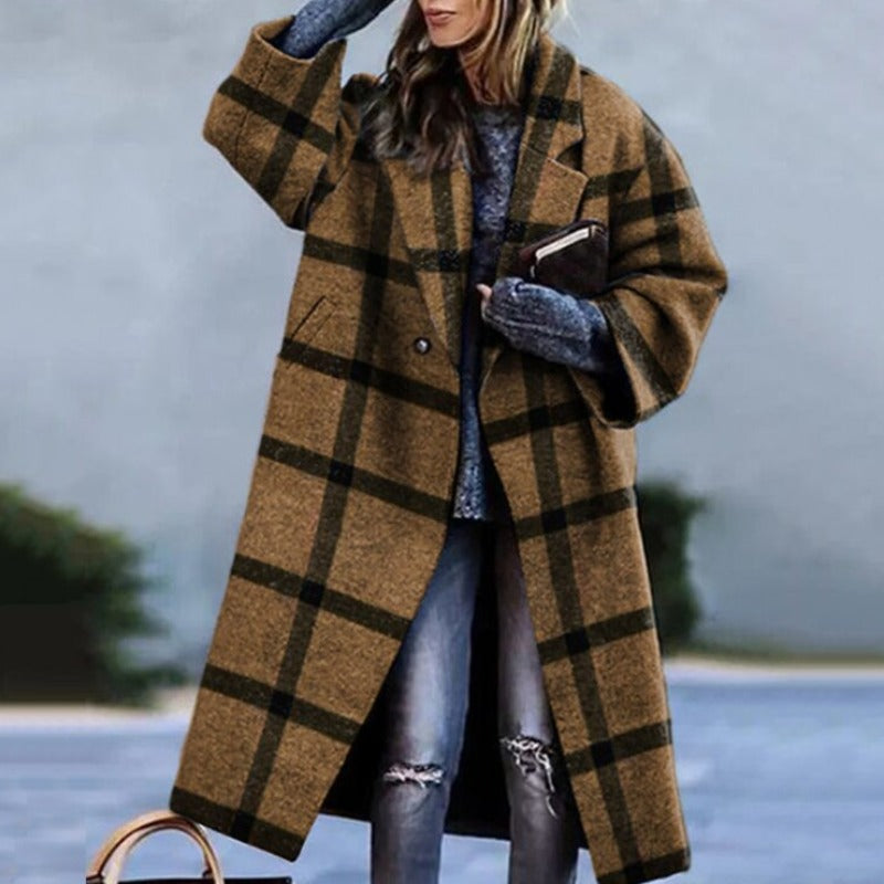 Long Trench Coat for Women – Stylish & Warm Autumn Coverage 5