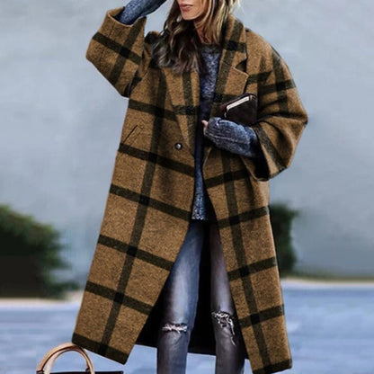 Long Trench Coat for Women – Stylish & Warm Autumn Coverage 5