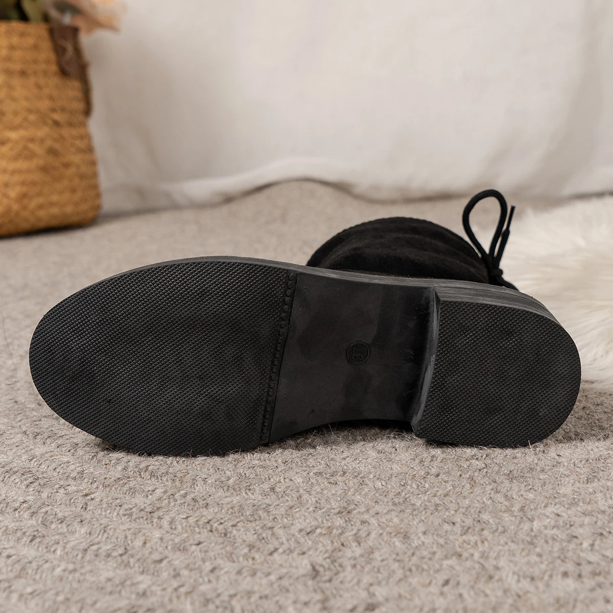 Low Heel Black Ankle Boots for Women – Stylish & Comfortable Fit