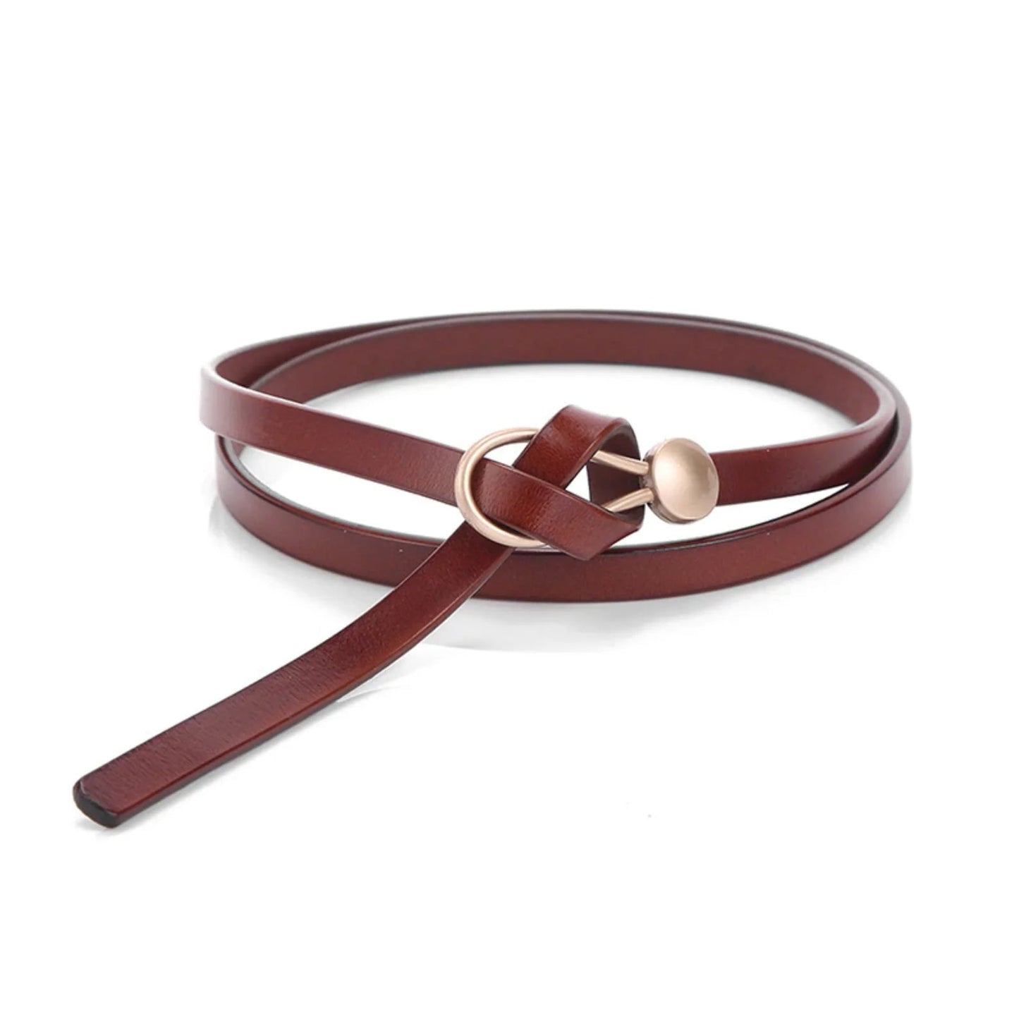 "Luxe Touch" Leather Belt Caliboot