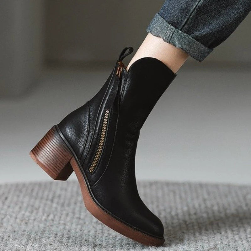 Marina Zip-Ankle Boot Caliboot