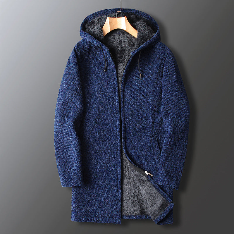 John | Men's Trendy Full-Length Hooded Coat Caliboot
