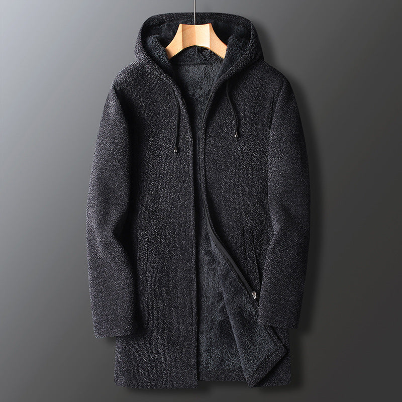 John | Men's Trendy Full-Length Hooded Coat Caliboot