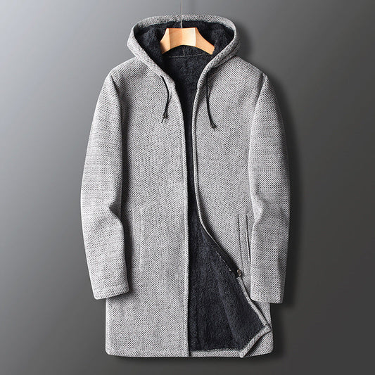 John | Men's Trendy Full-Length Hooded Coat Caliboot