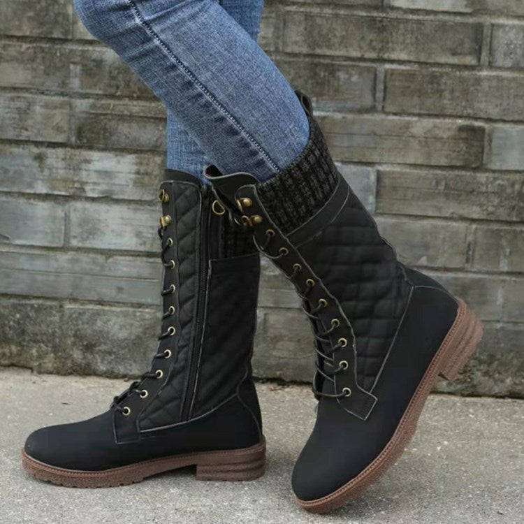 Mid-Calf Motorcycle Boots for Women – Stylish & Comfortable