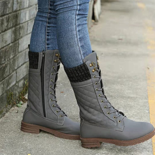 Mid-Calf Motorcycle Boots for Women – Stylish & Comfortable