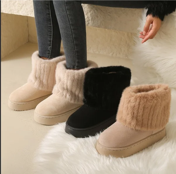 Mid-Calf Snow Boots for Women – Stylish & Warm