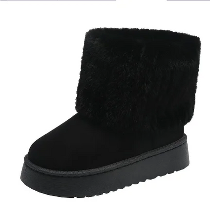 Mid-Calf Snow Boots for Women – Stylish & Warm