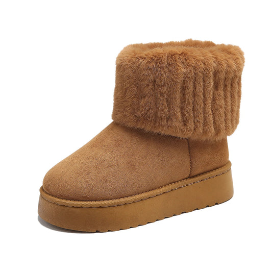 Mid-Calf Snow Boots for Women – Stylish & Warm