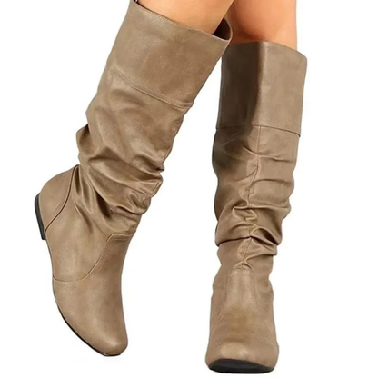 Mid-Calf Cowboy Boots for Women – Classic Western Style