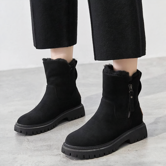 Mid-Calf Snow Boots for Women – Stylish & Cozy for Winter