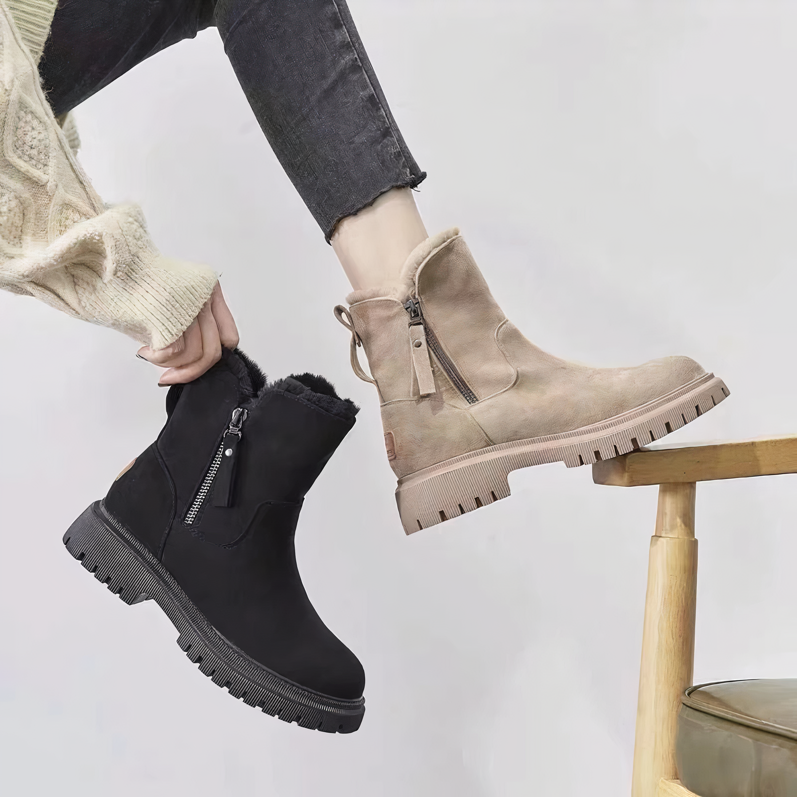 Mid-Calf Snow Boots for Women – Stylish & Cozy for Winter