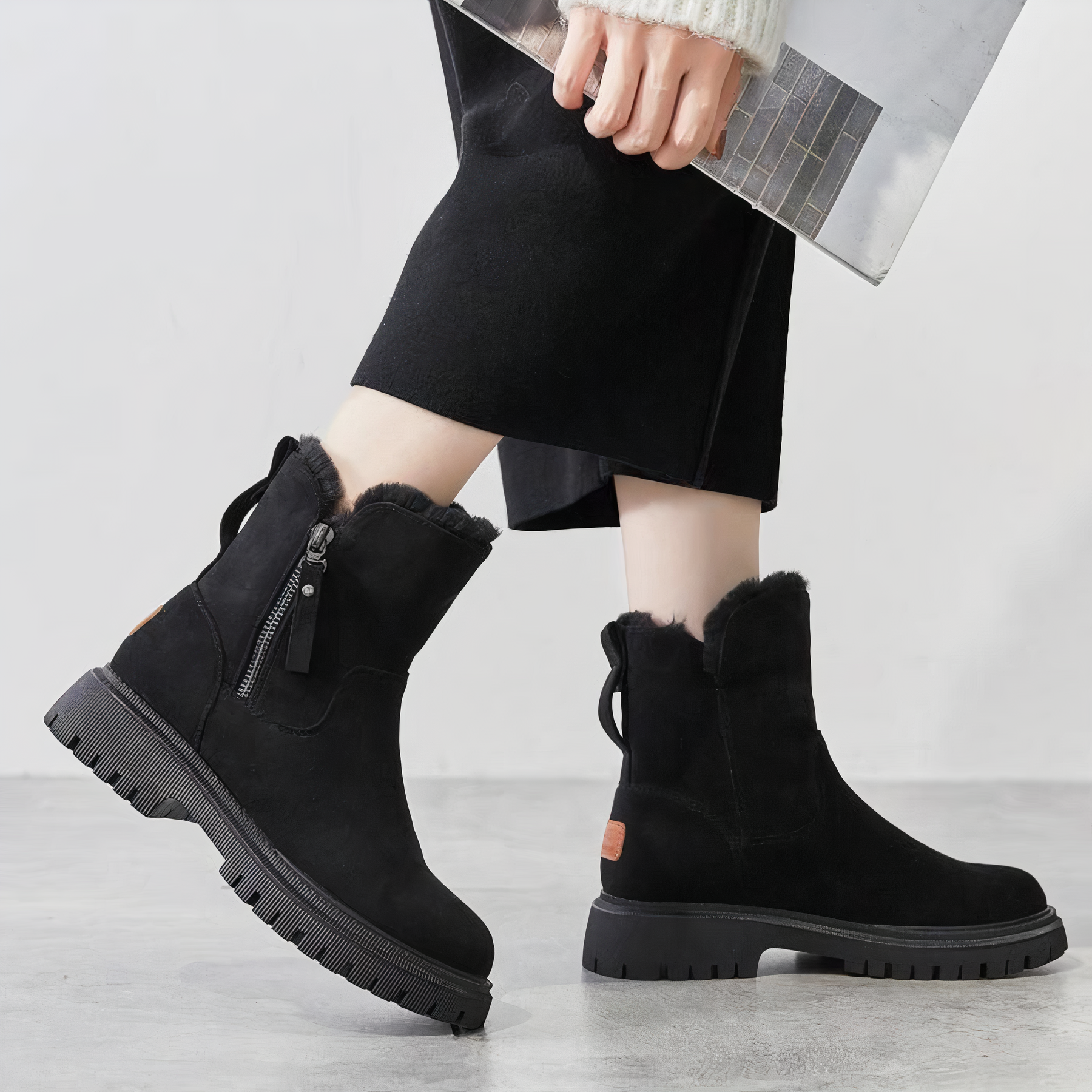 Mid-Calf Snow Boots for Women – Stylish & Cozy for Winter