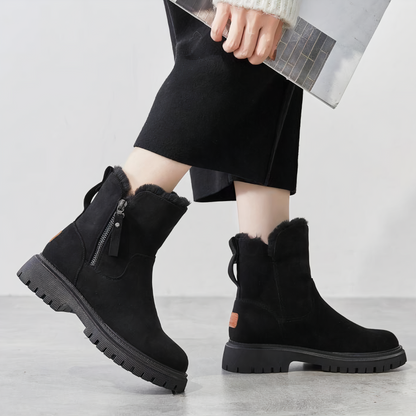 Mid-Calf Snow Boots for Women – Stylish & Cozy for Winter