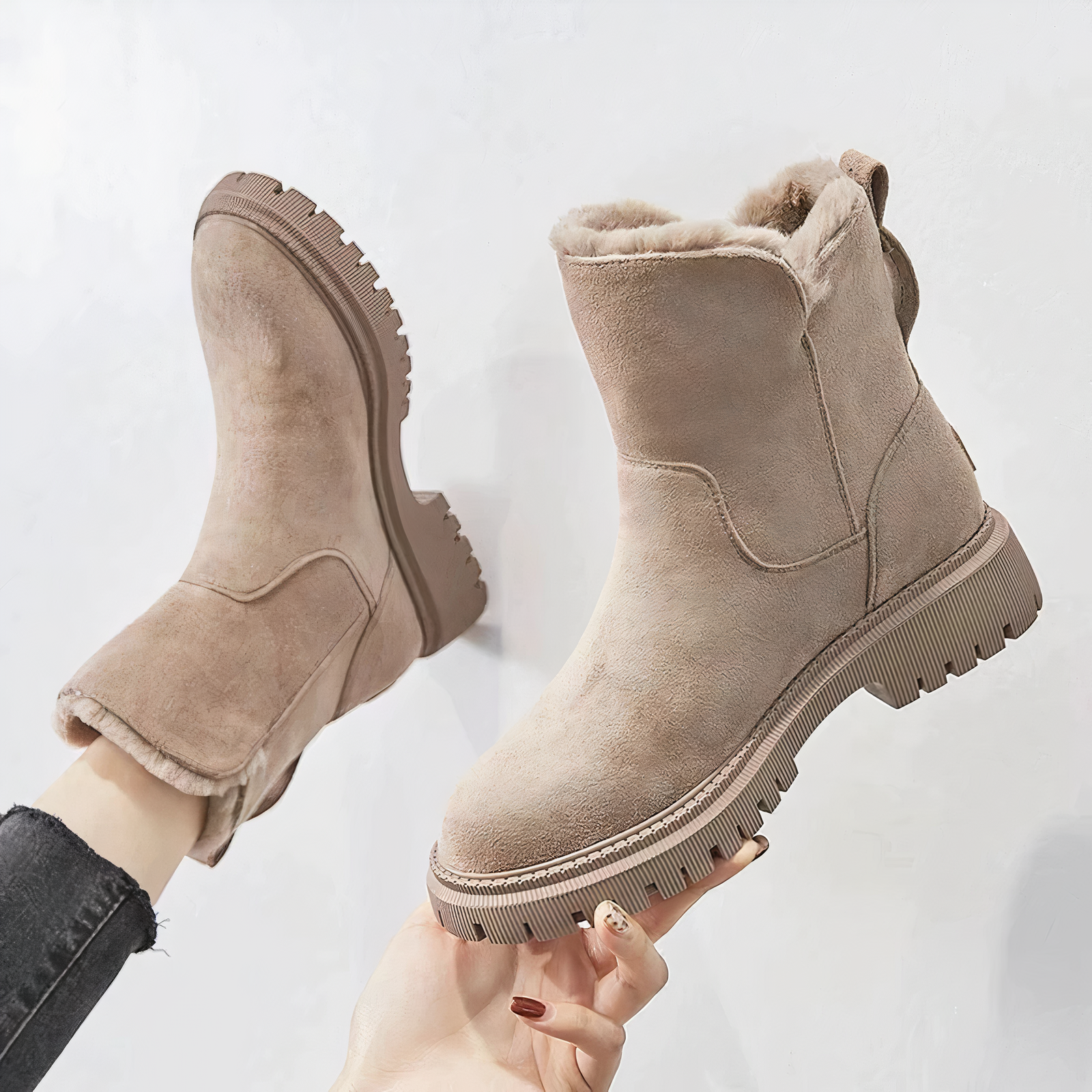 Mid-Calf Snow Boots for Women – Stylish & Cozy for Winter