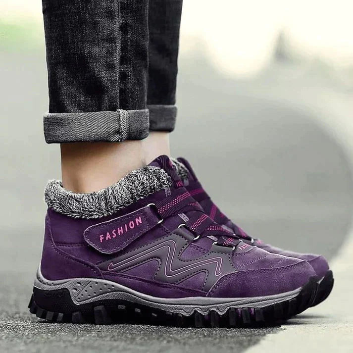 Mid-Cut Sneakers for Women – Warm & Comfortable for Outdoor Activities