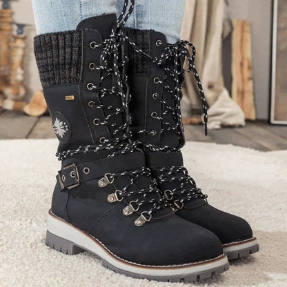 Mid-Tube Martin Boots for Women – Stylish & Warm for Winter
