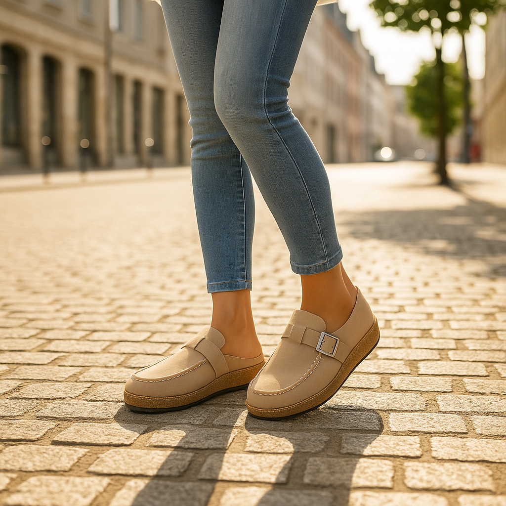 Mules for Women – Comfortable Wide Fit, Modern Suede Design