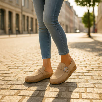 Mules for Women – Comfortable Wide Fit, Modern Suede Design