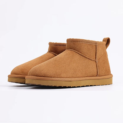 Non-Slip Black Ankle Boots for Women – Cozy & Stylish Winter Footwear
