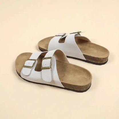 Non-Slip Cork Slippers for Women – Comfortable & Stylish