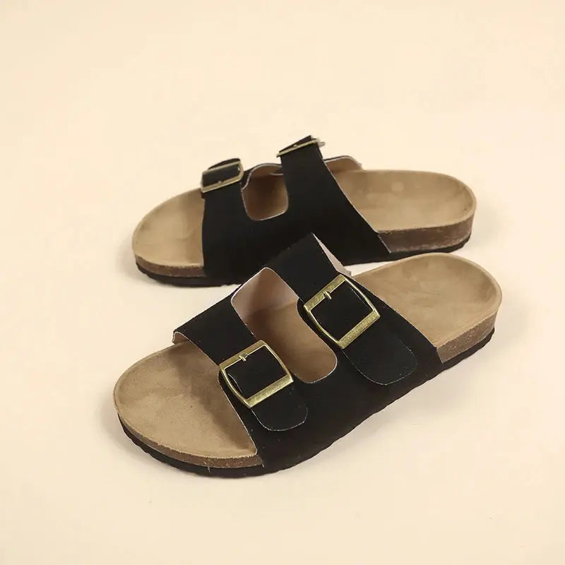 Non-Slip Cork Slippers for Women – Comfortable & Stylish