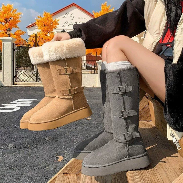 Lace-Up Mid-Calf Boots for Women – Stylish & Comfortable Caliboot