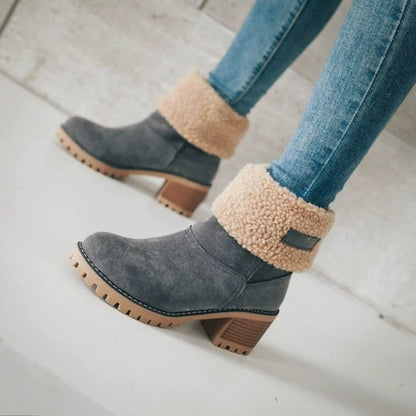 Suede Ankle Boots for Women – Elegant & Comfortable Winter Style Caliboot