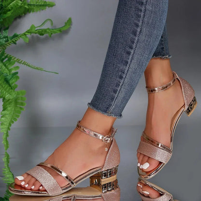 Open Toe Ankle Strap Sandals for Women – Stylish & Comfortable