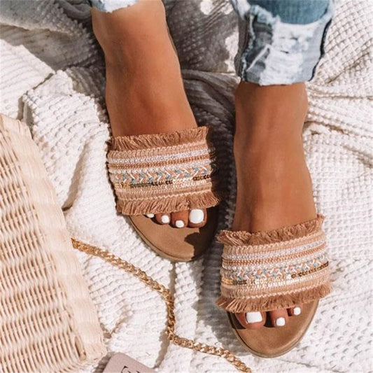 Open Toe Slippers for Women – Chic & Comfortable