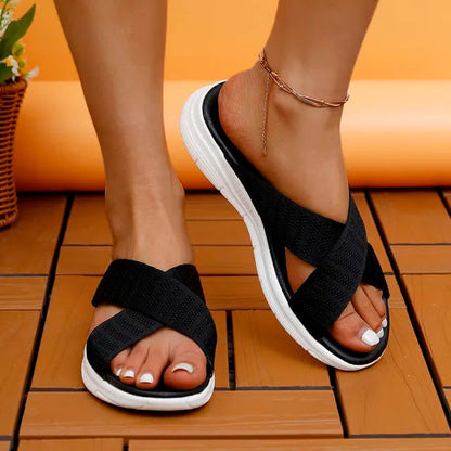 Open Toe Slippers for Women – Soft & Cozy Comfort