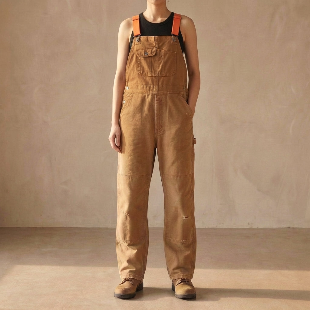 Relaxed Fit Full-Length Overalls – Durable Functional Workwear Caliboot