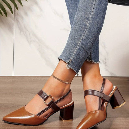 Orthopedic Black Heels for Women – Stylish Support & Comfort