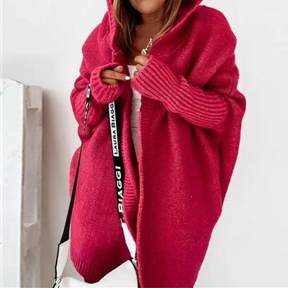 Oversized Hooded Cardigan for Women – Cozy & Effortless Style-Caliboot