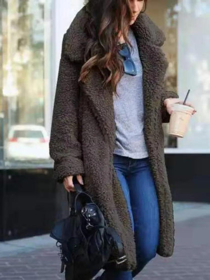 Oversized Teddy Coat for Women – Cozy & Stylish Warmth-Caliboot