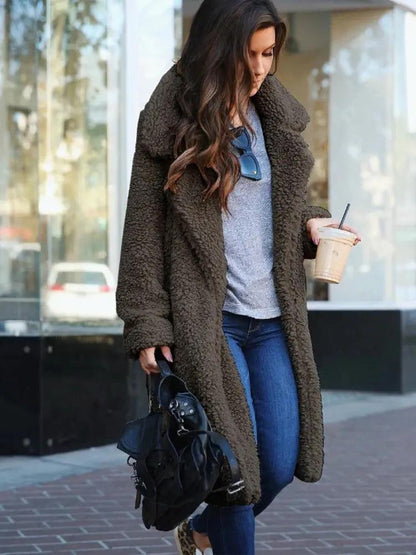 Oversized Teddy Coat for Women – Cozy & Stylish Warmth-Caliboot