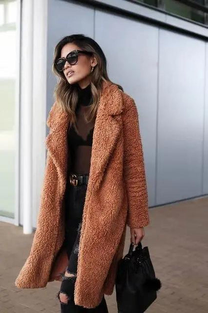 Oversized Teddy Coat for Women – Cozy & Stylish Warmth-Caliboot