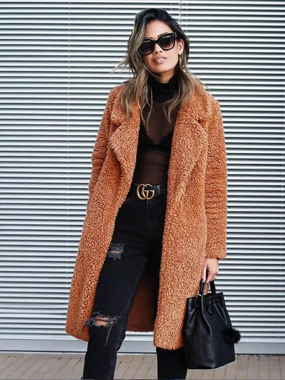 Oversized Teddy Coat for Women – Cozy & Stylish Warmth-Caliboot