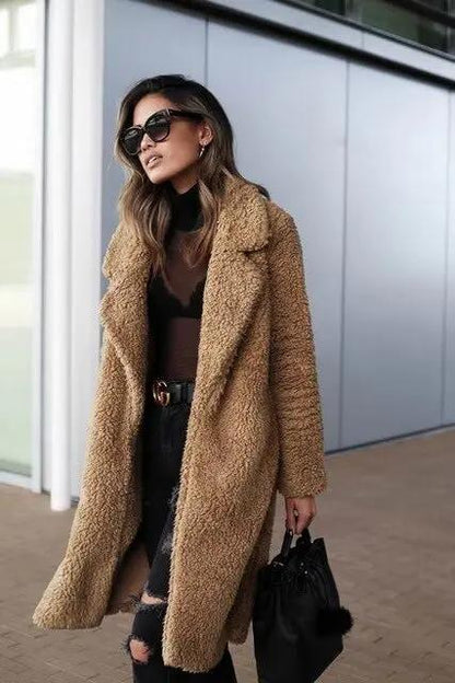 Oversized Teddy Coat for Women – Cozy & Stylish Warmth-Caliboot